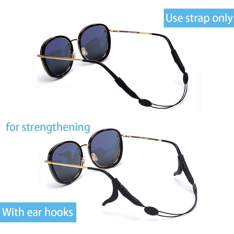 YL TRD Gafas ajustables Gafas Retenedores Deportes Impermeable Sunglass Strap