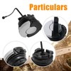 Hoypeyfiy 3 Pcs 00003500533 Gas Fuel Cap, Replacement for HT100