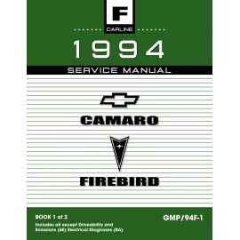 1994 Camaro Firebird Service Manual 2 Book Set