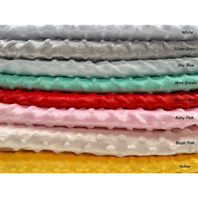 Dimple DOT Supersoft Fleece Fabric Cosy Blanket Plush Kids Cuddle-Worthy