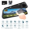 10-inch dash cam night vision, 1080P full touch screen with