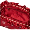 Gelato Pique PWGB224627 Strawberry Embroidery Pouch, red