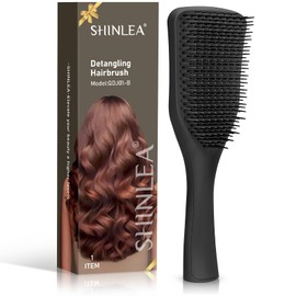 SHINLEA Hair Brush without Pulling, Detangling Hair Brush for Wet & Dry Hair, Reduces Hair Breakage, Eliminates Knots, Glides Through Tangles of All Hair Types, Brush for Hair Straightening, Styling