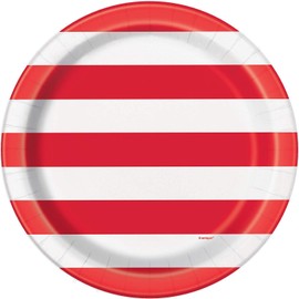 Round Dinner Paper Plates - 9" | US Patriotic | 8 Pcs