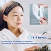 SINYI 4PCS Collagen Mask, Mascarilla Nocturna de Colágeno,Pore Minimizing Elasticity