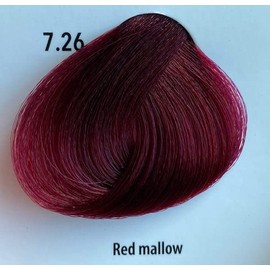 Cree Hair Color w/Keratin and Ceramides - 3.38 Fl oz - 1 Pack Professional Coloring Cream (7.26-Red Mallow)