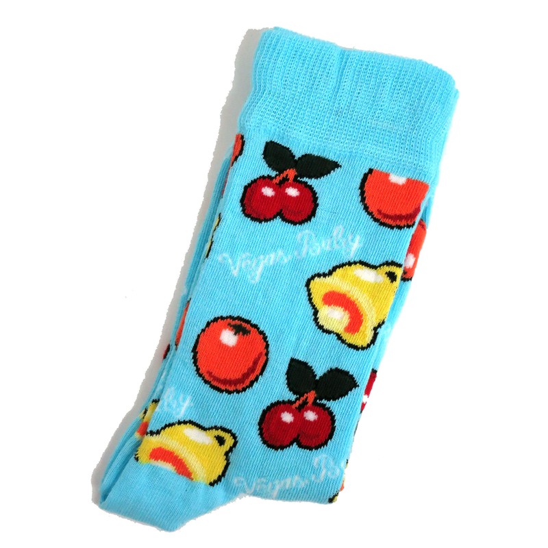 Mens Blue Fruit Machine Vegas Baby Socks UK Size 6-11