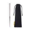 SILVERANT Titanium Chopsticks, Lightweight Titanium Travel Cutlery Camping Set for
