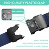 Luggage Strap Belt for 20"-28" Suitcase with TSA Approved 3-Dial