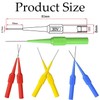 15 Pcs back probe pins,Multimeter probe pins with 4mm Female