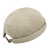 Clakllie Corduroy Docker Cap Sailor Hat Men's Summer Without Visor