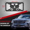 No Drill Front License Frame Compatible with Mazda CX-9 2013-2023