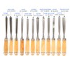 12Pcs Wood Carving Tools, Woodworking Carpentry Gouges Hand Chisel Tool