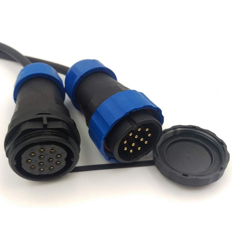 SZJELEN SD28 28MM 12Pin Pair Industrial Power Cable Connector,Waterproof Connector