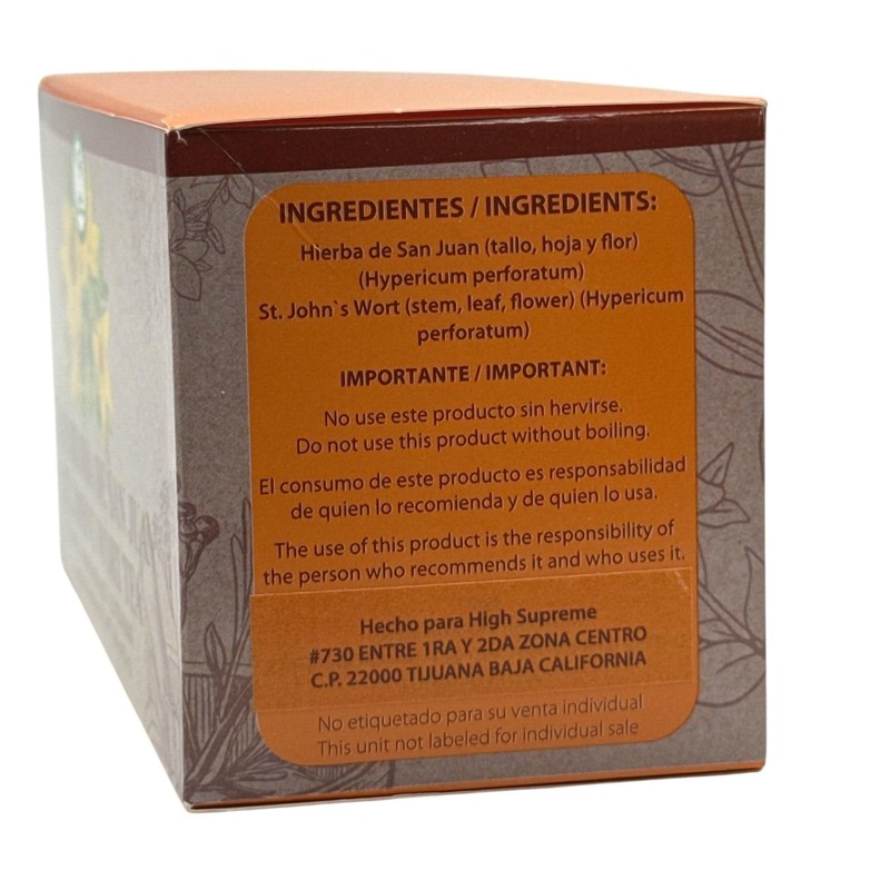 Hierba De San Juan TE (St. John's Wort tea) 25