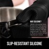 GORILLA GRIP BPA-Free Soft Silicone Oven Mitts, Heat Resistant and