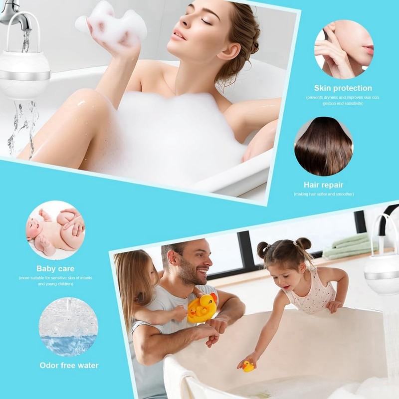 Willoghsa Bath Water Filter - Filter for the Tap with