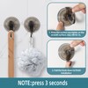 Antimbee 3 Pack Suction Cup Hooks, Clear Suction Hanger, Removable