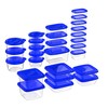 54-Piece Food Storage Containers with Lids - Fridge, Freezer, and