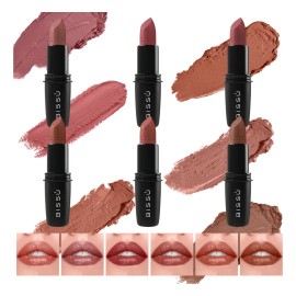 Kit 6 Labiales Humectante Bissú Para Looks Diarios 6 Tonos
