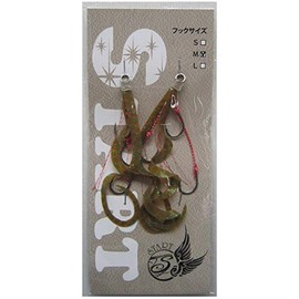 Start Replacement Unit Triple Hook Short Curly M #29 Green Glitter Scale
