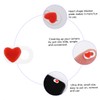 Operitacx 4PCS Heart Webcam Cover Slider Laptop Camera Privacy Lens