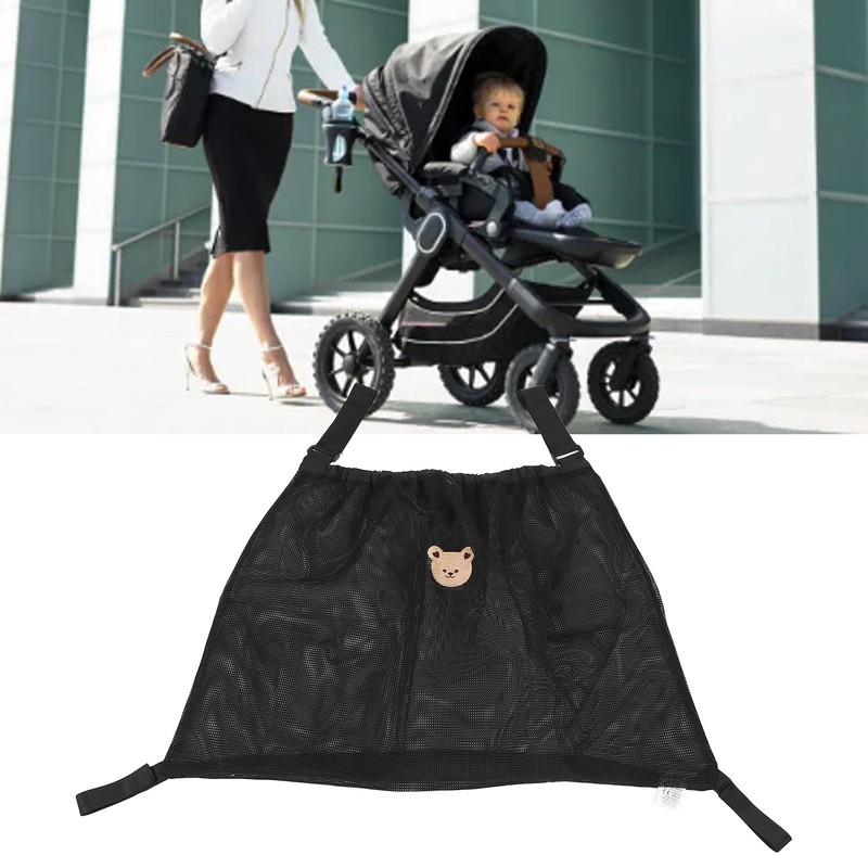 Storage Bag Polyester Fiber Waterproof Multifunctional Stroller Organizer Diaper Bag