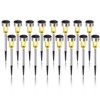 Solar Lights Outdoor Waterproof, Stainless Steel LED Landscape Lighting, Solar