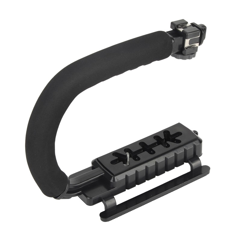 Camera Handheld Stabilizer ABS Sponge Adjustable Angle U Shaped Foldable