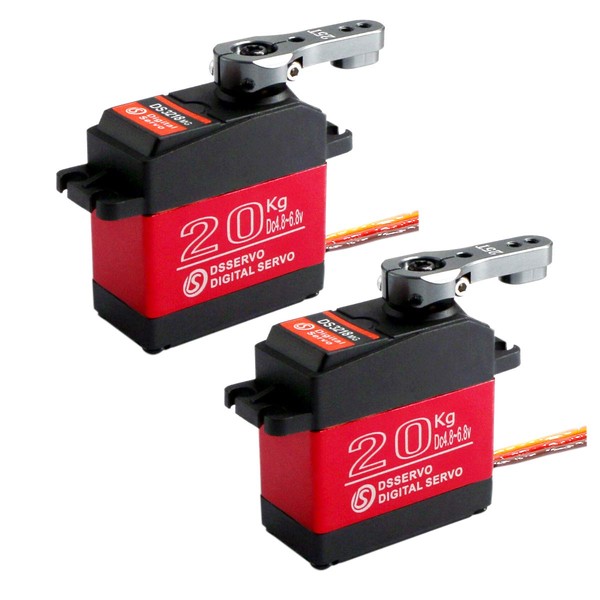 2 Sets 20KG RC Digital Servo - Large Torque High