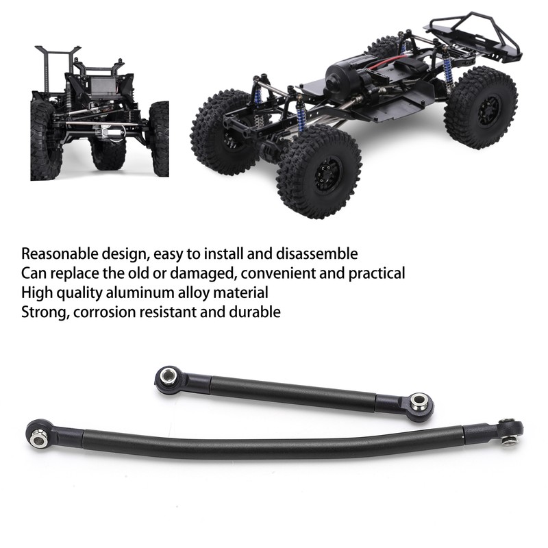 Aluminum Alloy Steering Link Linkage Tie Rod Kit for Axial