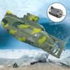 Mini Simulation Military Remote Control 6 Channel Submarine Toy Model