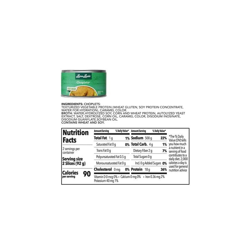 Loma Linda - Plant-Based - Choplets (13 oz.) (Pack of