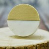 ARTISNO Round Marble Brass Knob | Pull Handle | Drawer
