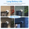 Thybro Magnetic Security Camera Wireless - 2K HD Video, AI