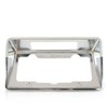 CHEDA Rear License Plate Bezel Housing Frame Chrome Compatible with