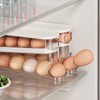 Rolling Egg Holder For Fridge,Egg Keeper For Refrigerator - Egg