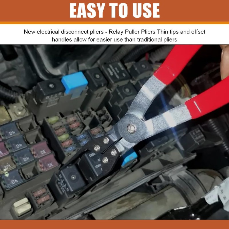 QZTYTY Relay Puller Pliers, Fuse Puller, Automotive Fuse Removal Tool,
