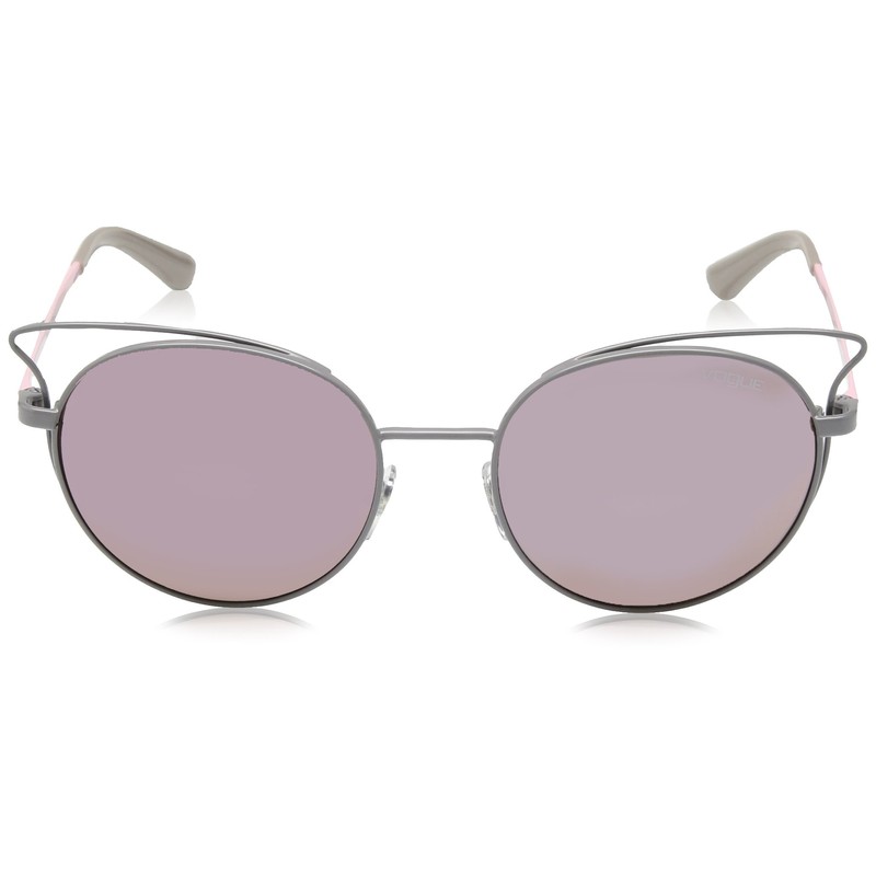 VOGUE Women's 0VO4048S 50525R 52 Sunglasses, Pastel Grey/Brown
