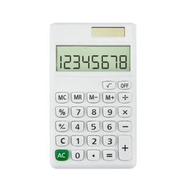Calculator Small,Desk Calculator,Calculator for Kids,Pocket Calculator,Solar Calculator,Home Office Supplies,Office Supplies,Simple Calculator,White Calculator,Standard Calculator,Cute Calculator
