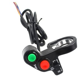 Mikinona Motorcycle Flameout Switch Lightweight Horn and Turn Signal Control for Scooter Atv Durable High Grade Material Compact Design for Easy Mounting for and More