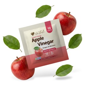Gomitas de Vinagre de Manzana Ga Tlali  500 MG por Porción con Inulina de Agave  Suplemento en Gomita Sabor Manzana  10 Unidades  sin Gluten ni...    
