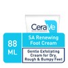 CeraVe SA Renewing Foot Cream for Extremely Dry, Rough, and