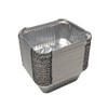 Matangi Plus 20 x Silver Aluminium Foil Containers & Lids