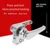 Motorhome Toilet Bathroom Caravan Boat Door Lock Knob Multi Use