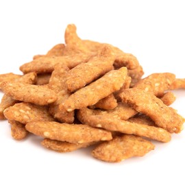 Yupik Salted Sesame Sticks 2.2 lb (35.2 oz), Vegan, Kosher, Low-Calorie, Source of Protein & Fiber, Cholesterol-Free, Sugar-Free, Perfect for Snacking & Parties
