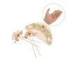 SAFIGLE 3pcs Chinese Ancient Style Hairpin Set with Acetate Comb