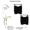 Wallniture Lisbon 10-Tier Wall Mounted File Holder and Desk Organizer,