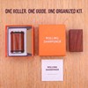 Rolling Knife Sharpener Kit, 15 & 20 Degree Magnetic Angle