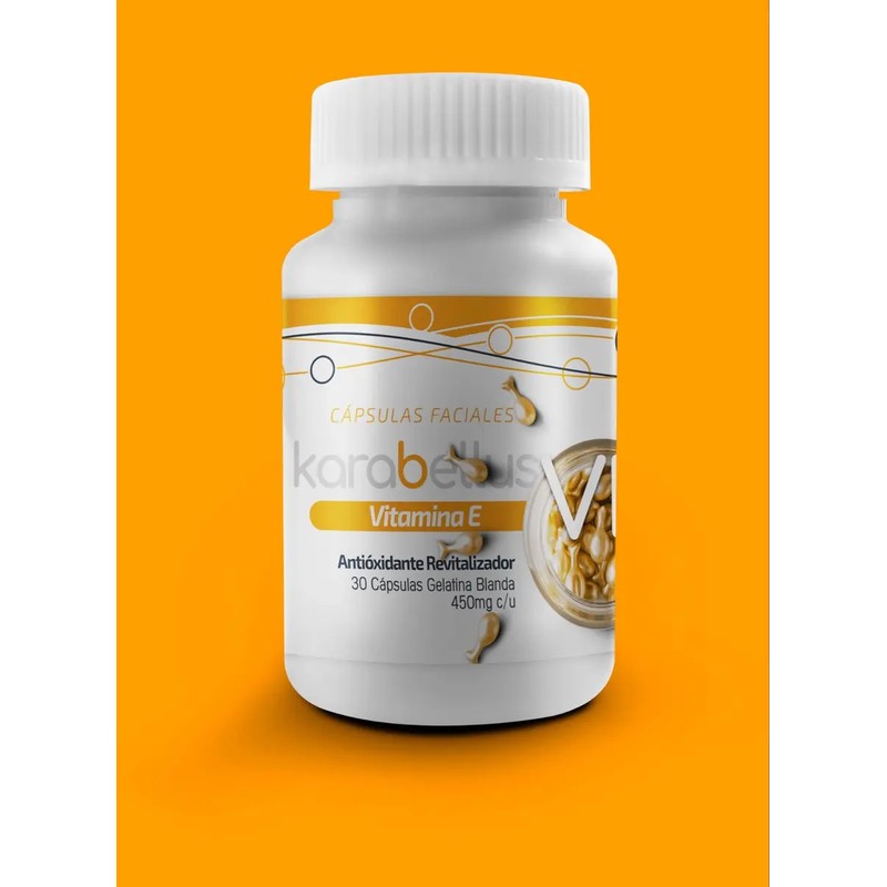 Cápsulas Faciales Karavellus VE Vitamina E Retinol Resveratrol Todo Tipo